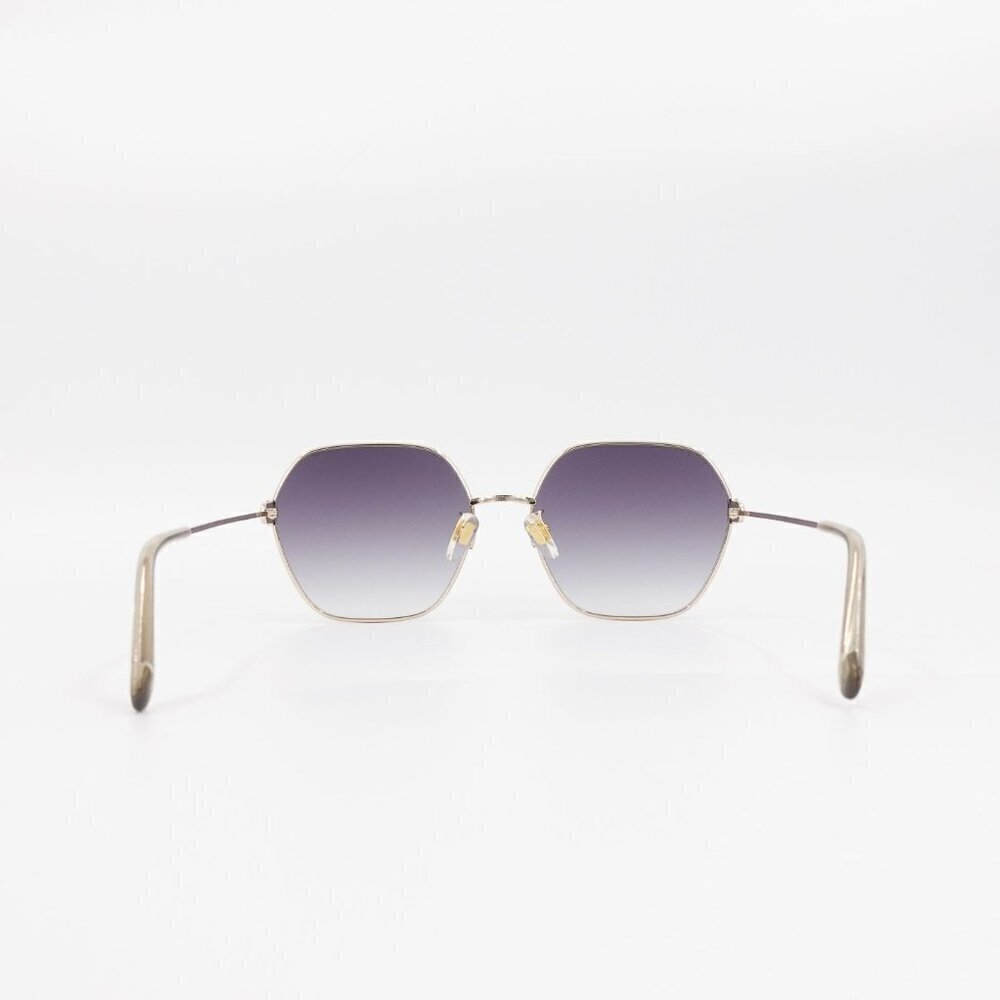 Gucci GG1285 Square Sunglasses Gold Gray OS - Picture 4 of 16